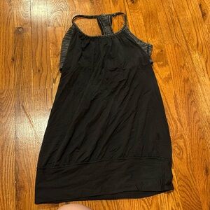 Black Lululemon tank size 4
